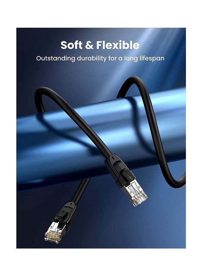 Ugreen - Ethernet Cable CAT 8 40Gbps 2000MHz PoE High-Speed LAN RJ45 Cord S/FTP Pure Copper Network Lead Compatible with Xbox One Switch PS5/4 Mac Modem Router Patch Panel TV -15M Black - Image 1