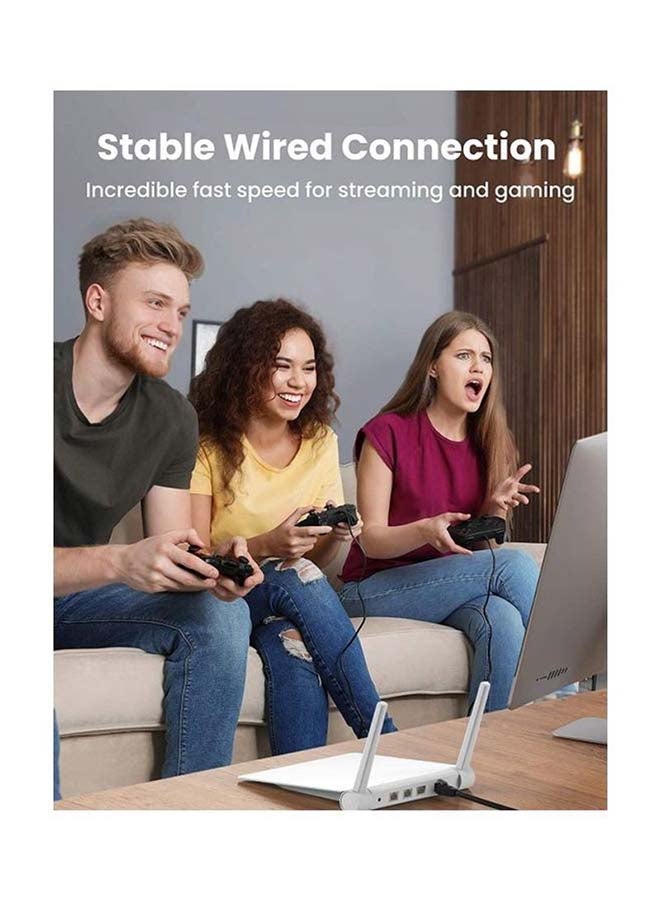 Ugreen - Ethernet Cable CAT 8 40Gbps 2000MHz PoE High-Speed LAN RJ45 Cord S/FTP Pure Copper Network Lead Compatible with Xbox One Switch PS5/4 Mac Modem Router Patch Panel TV -15M Black - Image 1
