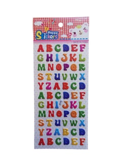English Alphabet Glitter Crystals Stickers