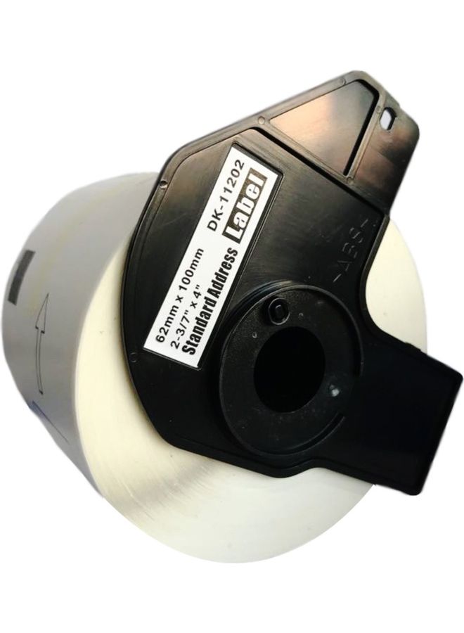 DK11202 Label Roll For Brother QL Printers White