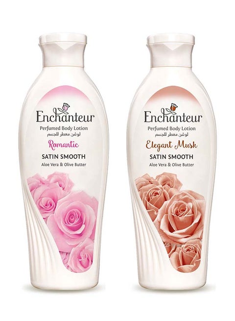 Lotion Assorted Romantic And Elegant Musk Multicolour 2x250ml