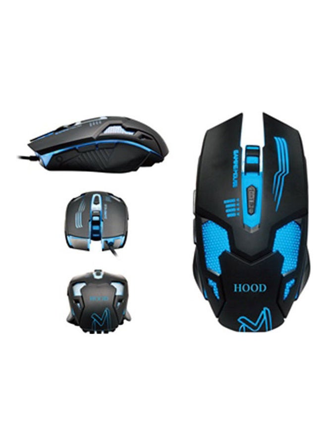 HOOD - M8500GX-Gaming Mouse Black/Blue - Image 1