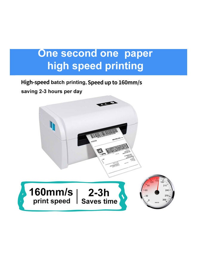 Desktop Thermal Label Printer White - Image 5