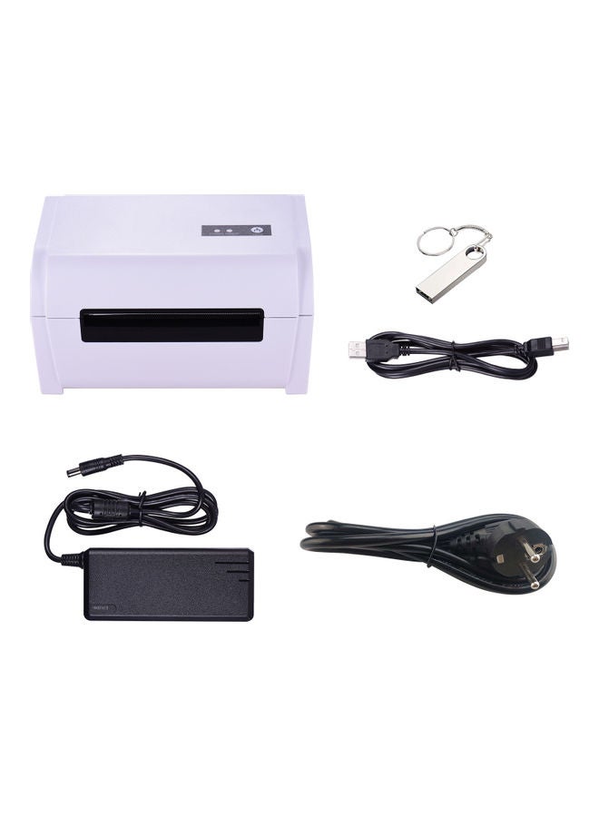 Desktop Thermal Label Printer White - Image 3