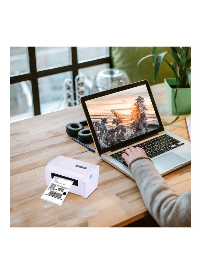 Desktop Thermal Label Printer White - Image 5