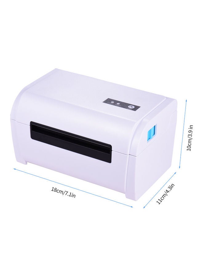 Generic Desktop Thermal Label Printer White  - Image 5