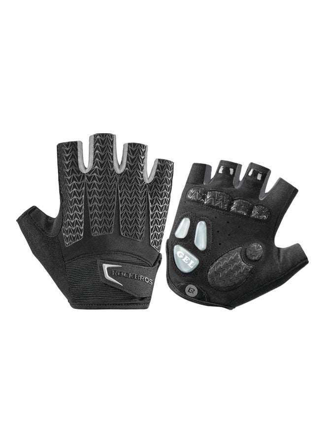 Cycling Half Finger Gloves with Gel Padded - v1620564720/N47247235A_1