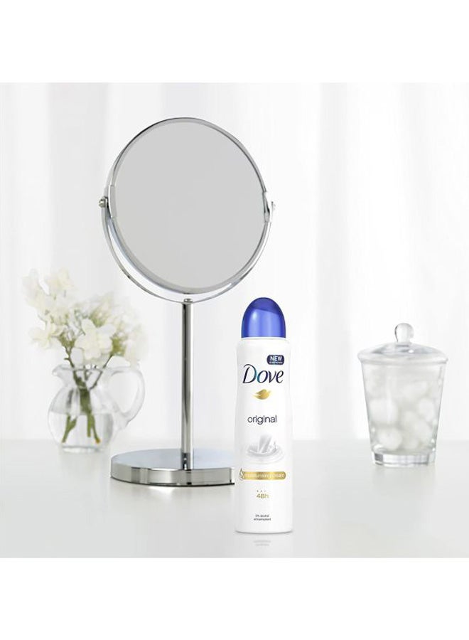 دوف مزيل رائحة العرق أورجينال مضاد التعرق أبيض 150ملليلتر - Image 2