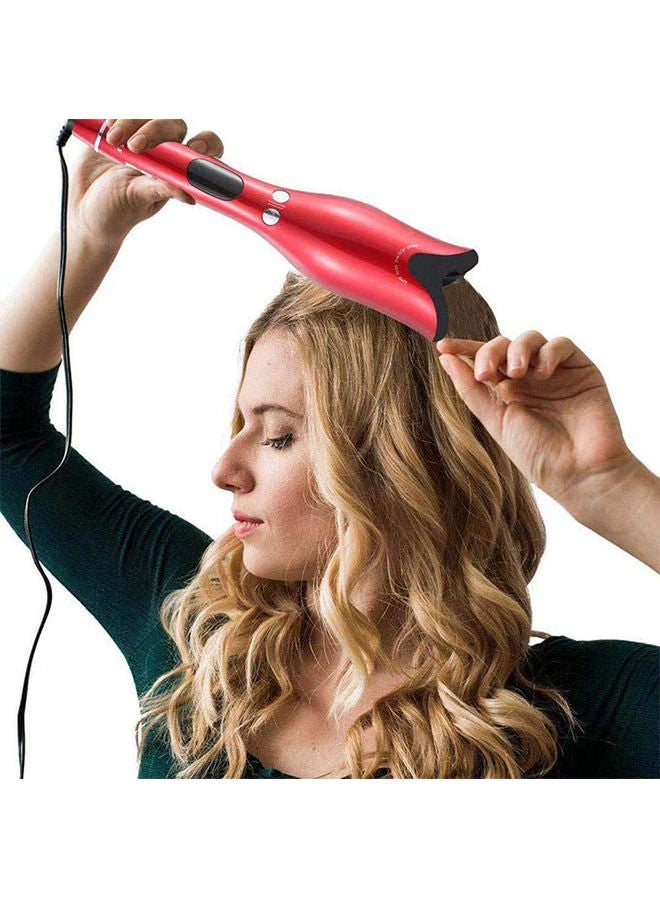 Automatic Hair Curling Iron Red - Image 1