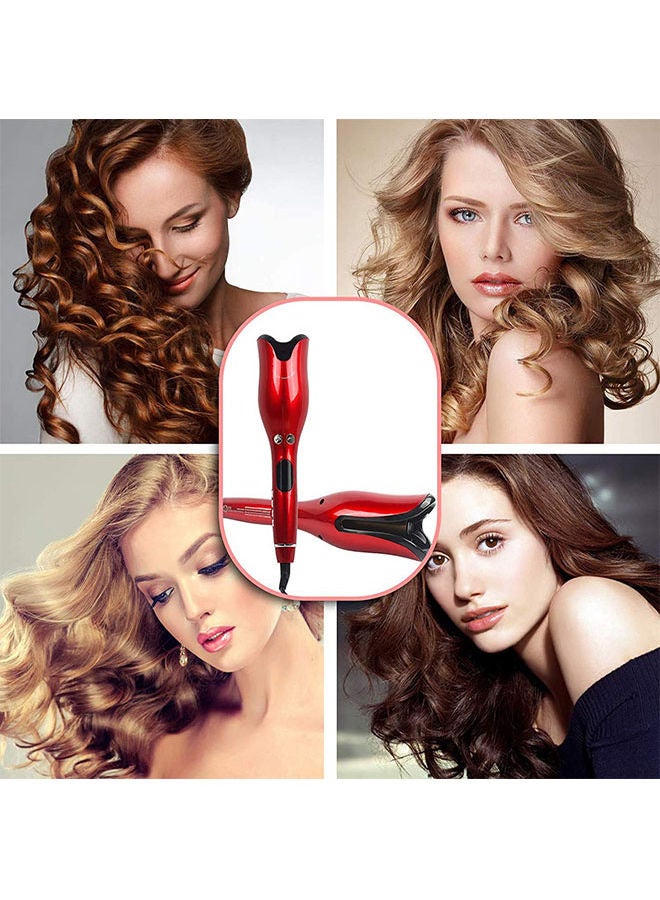 Automatic Hair Curling Iron Red - Image 4