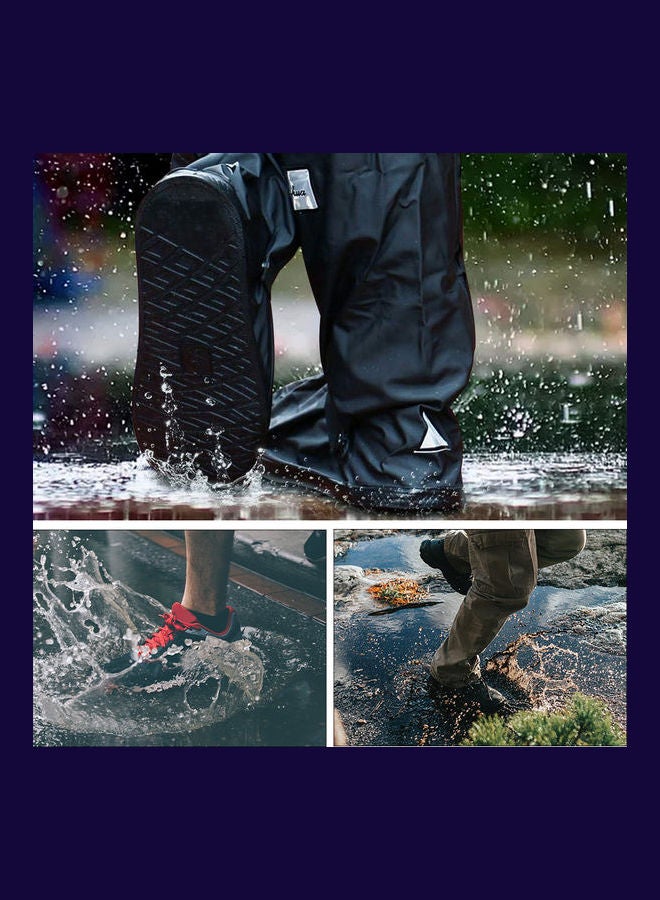 Waterproof Rain Boot Covers Black  - Image 5