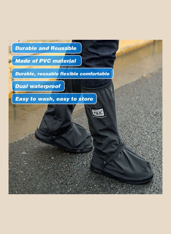 Generic - Waterproof Rain Boot Covers Black - Image 1