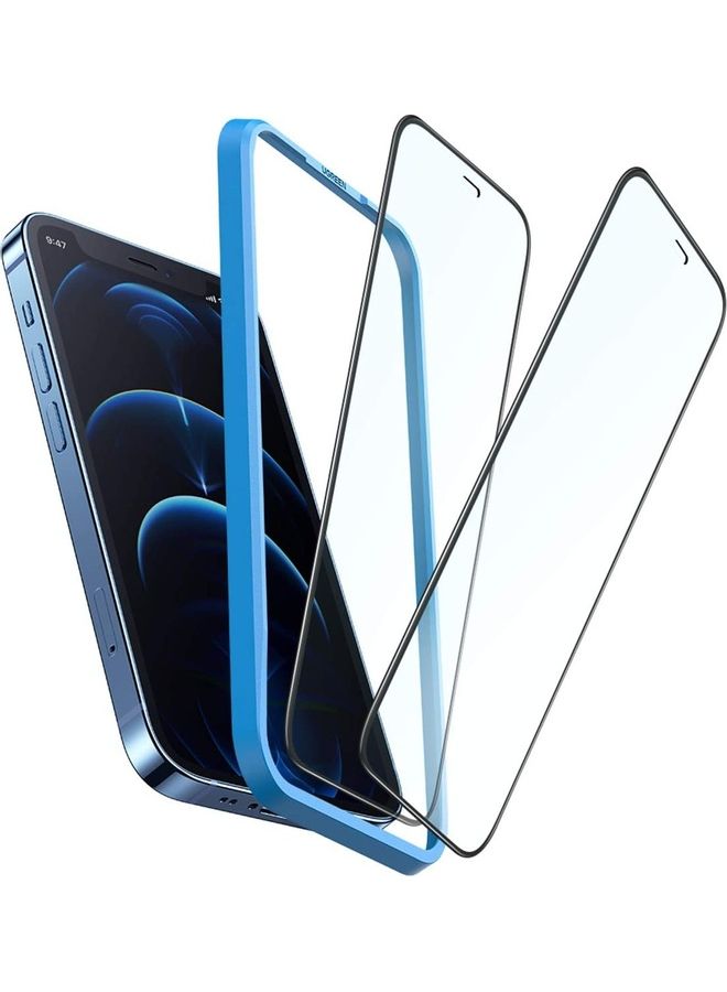 ICS Screen Protector For iPhone 12 And 12 Pro Clear/Blue - Image 1