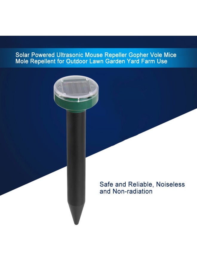 Solar Powered Ultrasonic Mouse Repeller Black - Image 3