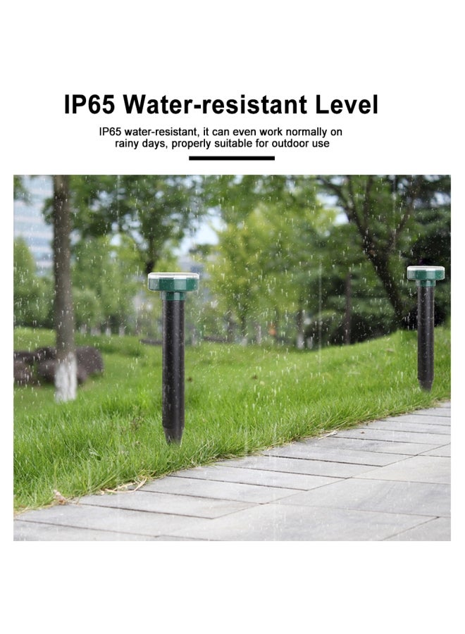 Solar Powered Ultrasonic Mouse Repeller Black - Image 5