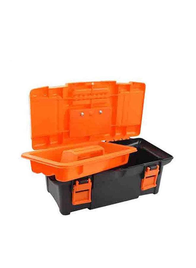 WOKIN Plastic Tool Box Orange/Black 34x18x13cm 