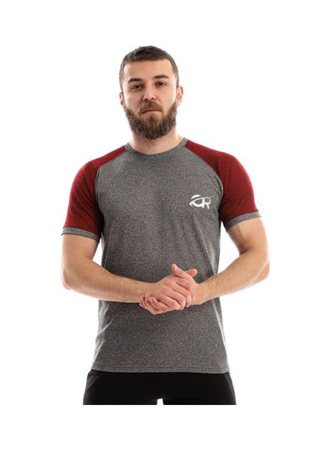 Caesar Round Neck Tshirt Considered One Of The Best Fabrics Dark Grey  - Image 1
