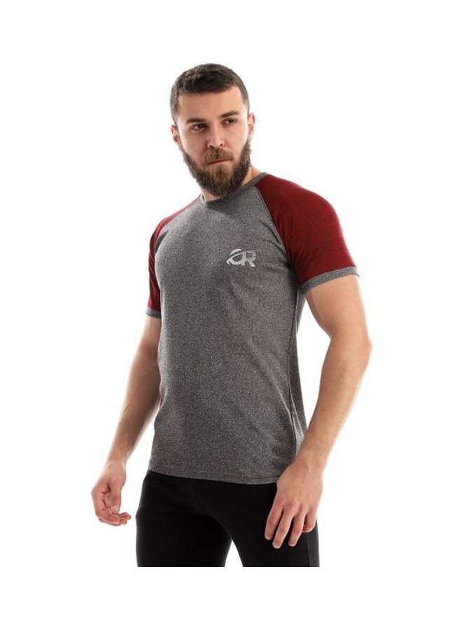 Caesar Round Neck Tshirt Considered One Of The Best Fabrics Dark Grey  - Image 2