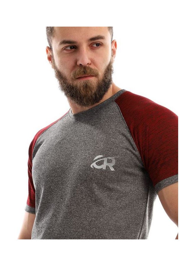 Caesar Round Neck Tshirt Considered One Of The Best Fabrics Dark Grey  - Image 4
