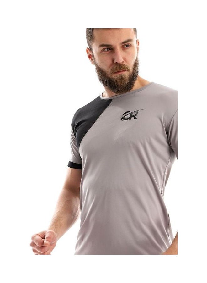 Caesar - Sport Tshirt With Short Set   Considered One Of The Best Fabrics Grey - Image 1