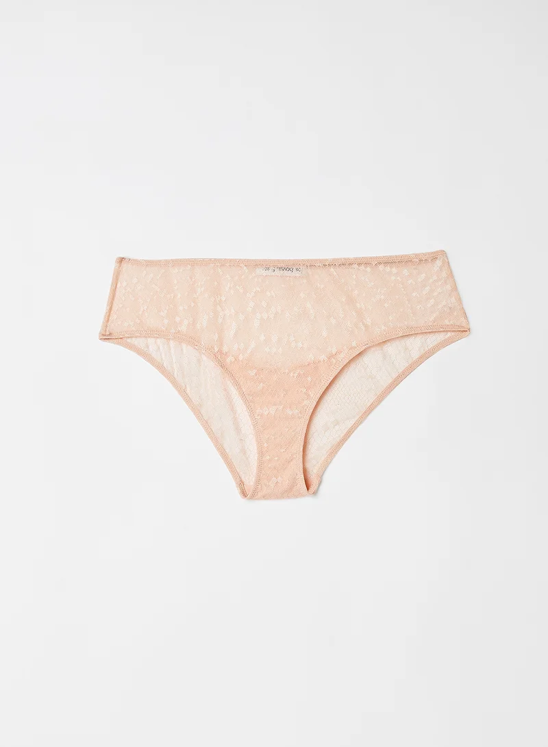 Les Girls Les Boys Snake Lace Briefs