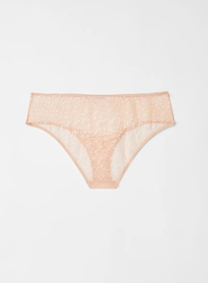 Les Girls Les Boys Snake Lace Briefs