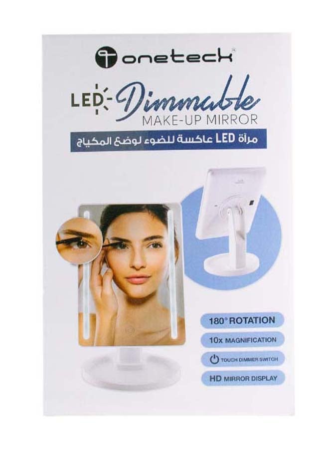 وان تيك مرآة مكياج بإضاءة LED أبيض - Image 1