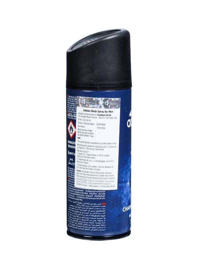 adidas بخاخ الجسم ديو تشامبيونز ليج أسود/أزرق 150ملليلتر - Image 2