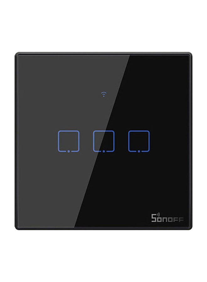 SONOFF Wireless Smart Touch Switch Voice Control Compatible With Google Assistant Black - Image 1