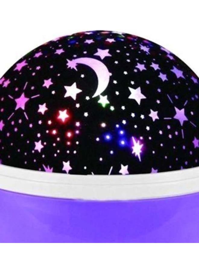 مصباح LED لجهاز عرض ليلي دوار أرجواني 15*13سم - Image 2