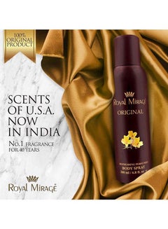 ROYAL MIRAGE Original Refreshing Body Spray 150ml  - Image 5