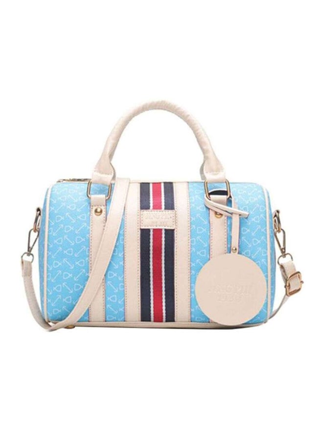 Stylish And Elegant Satchel Handbag 28 x 26 cm Pink/Blue/Red  - Image 1
