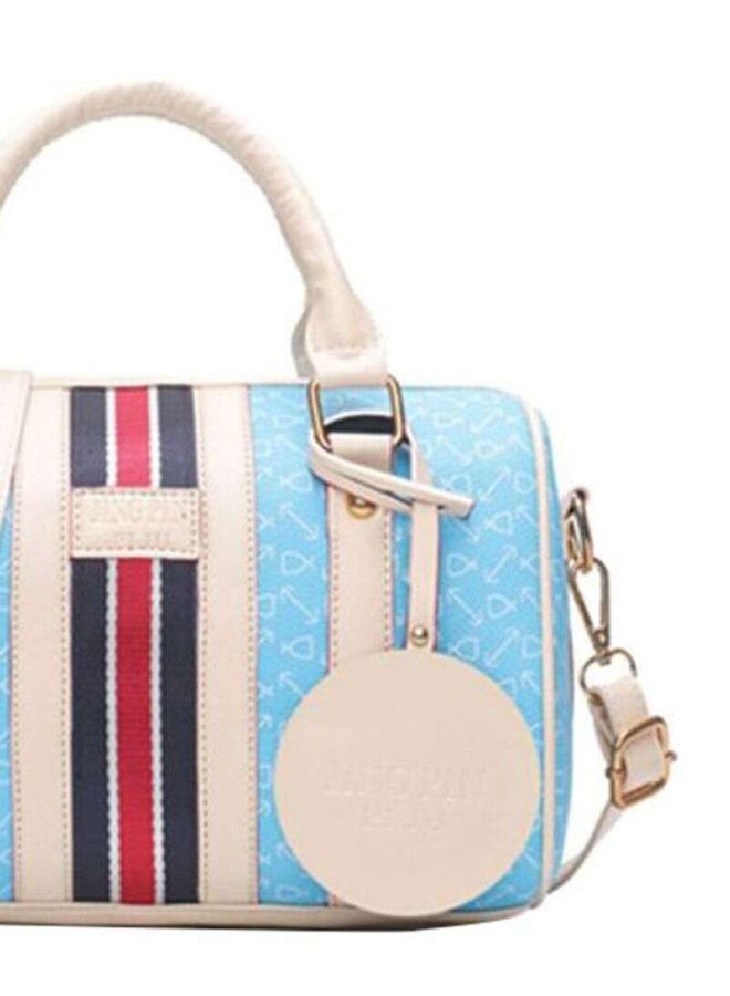 Stylish And Elegant Satchel Handbag 28 x 26 cm Pink/Blue/Red  - Image 2