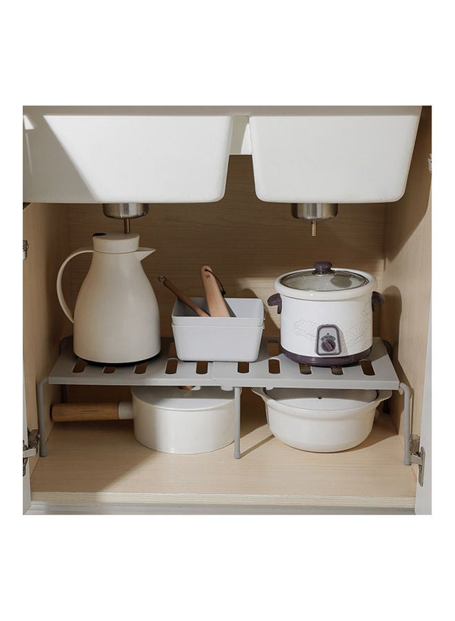 Expandable Stackable Kitchen Counter Grey 41.00x2.00x25.00cm - Image 4