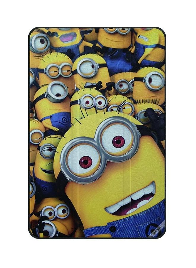 Covernex Minions Protective Flip Case And Cover For Samsung Galaxy Tab A T580/T585 Multicolour