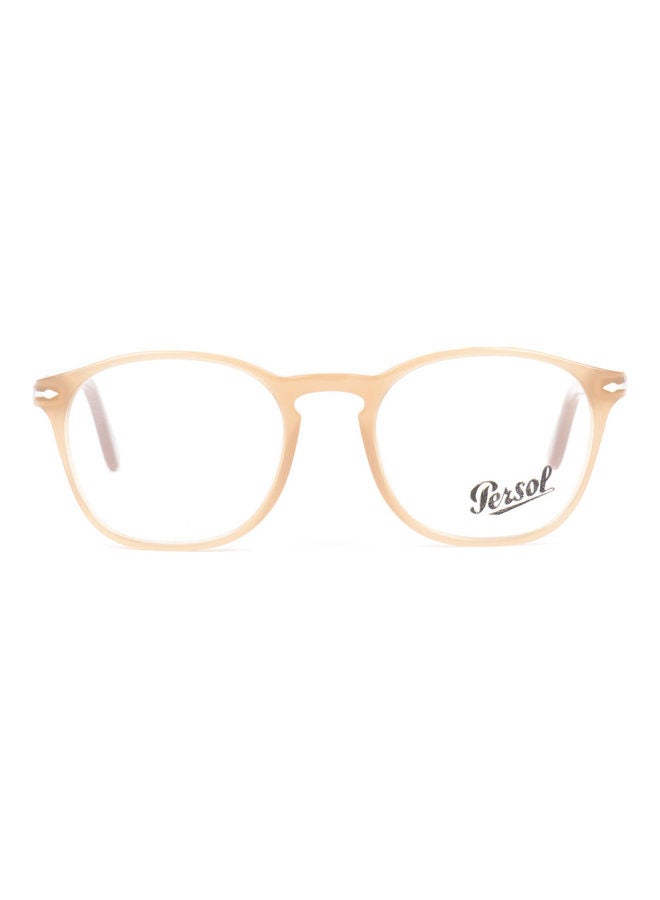 Persol unisex Anti-Reflective Round Eyeglasses  - Image 3