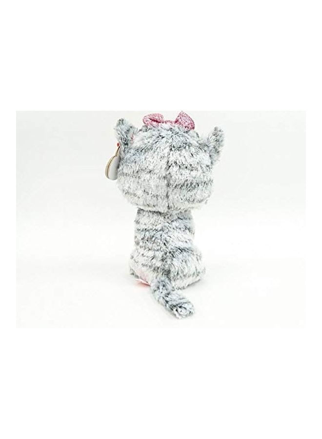 تي واي دمية محشوة على شكل القطة كيكي بلون رمادي، مقاس عادي - Image 2