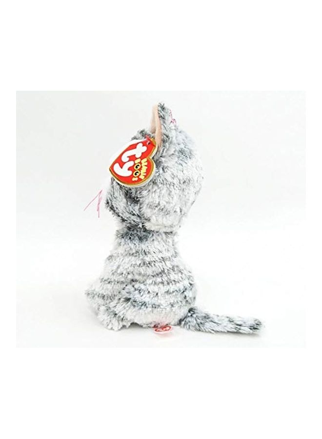 تي واي دمية محشوة على شكل القطة كيكي بلون رمادي، مقاس عادي - Image 4