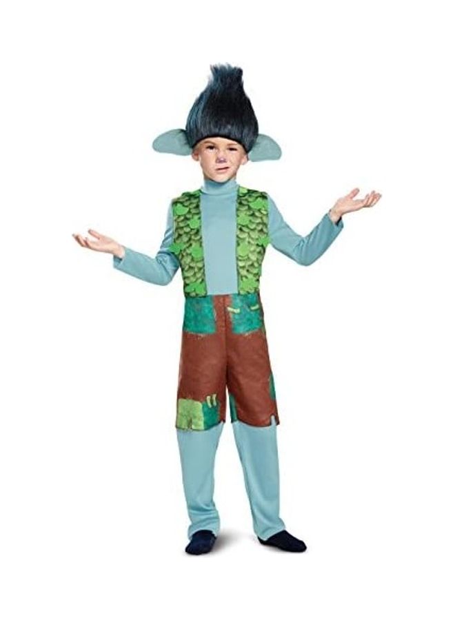 Branch Deluxe Wig Trolls Costume Large - Image 1