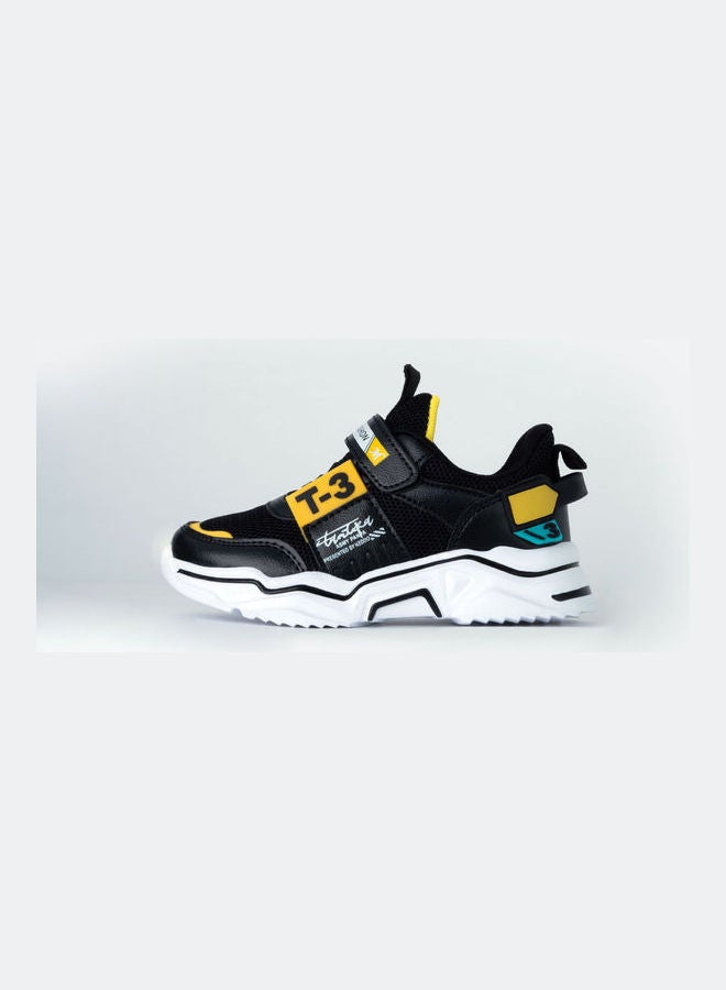 JUST KIDS BRANDS - Austin velcro Low Top Sneaker Black - Image 1