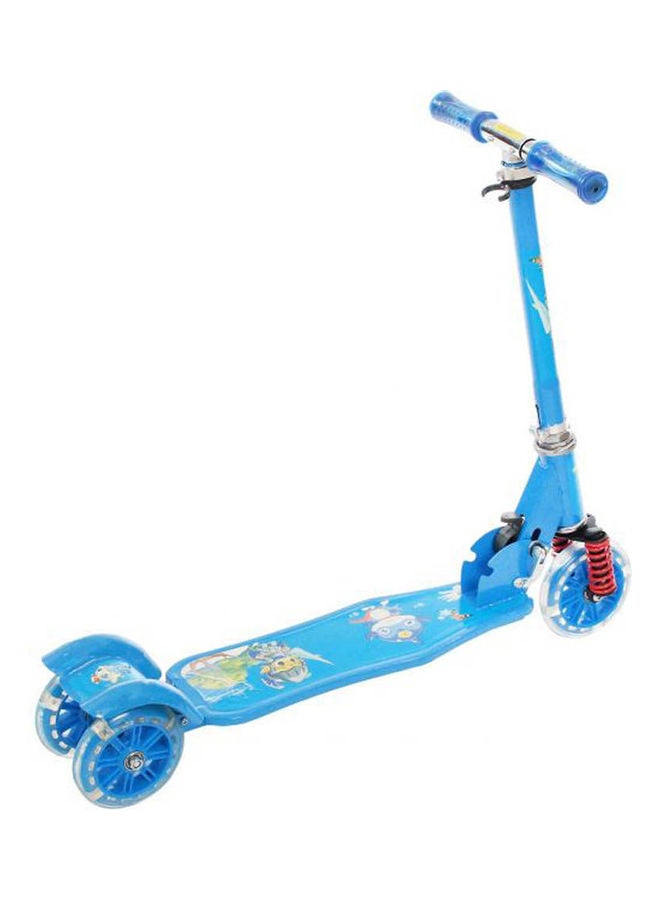 Scooter With Three Wheels For Kids Blue - Image 2