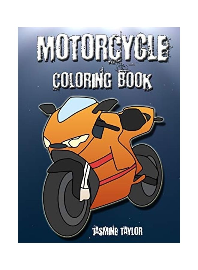 Motorcycle Colouriong Book paperback english - 2019