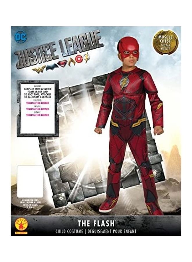 Justice League Deluxe Flash Costume Large - Image 2