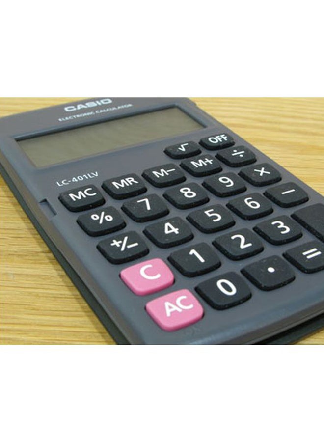 CASIO LC-401LV-BK-W-DP Portable Type Calculator Black  - Image 5