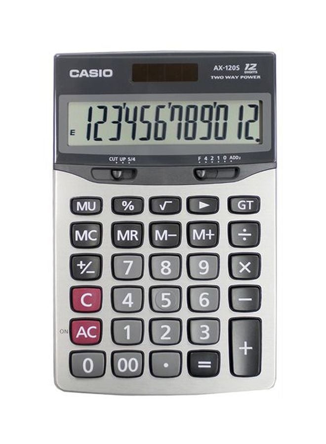 كاسيو آلة حاسبة عملية أساسية رمادي / أبيض - Image 3