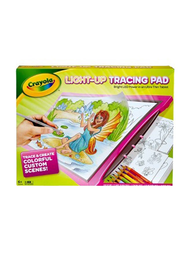 Light-Up Art Tool Bright LED Power Easy Tracing Pad Kit For Girls, 6+ Years 27x35x5.5cm - v1620658414/N43812158A_1