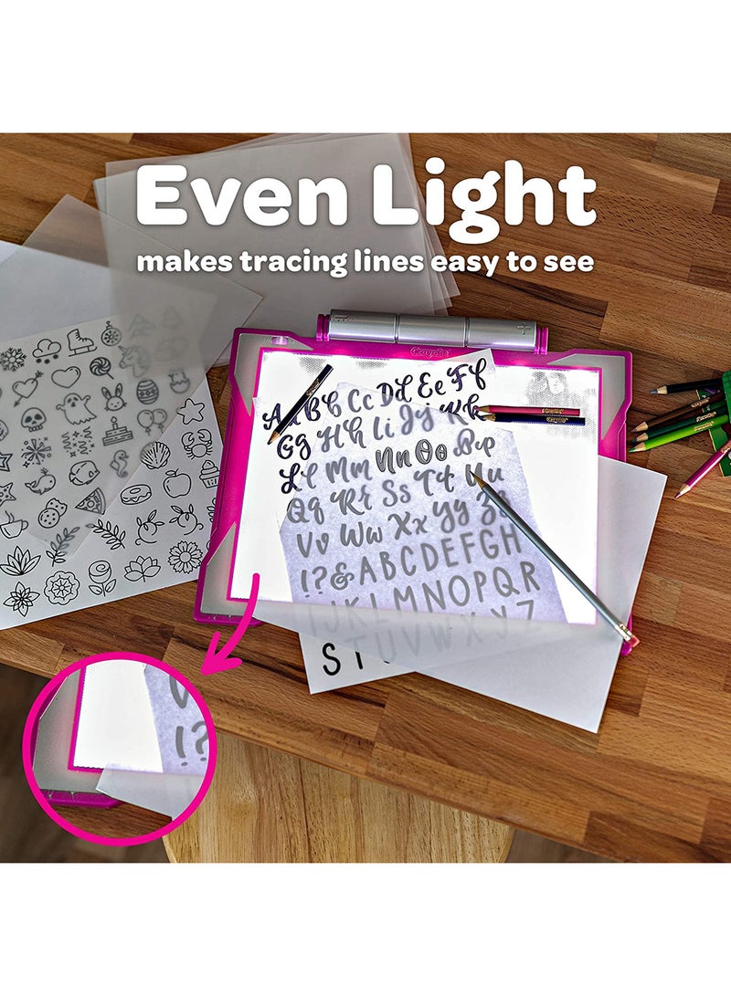 Light-Up Art Tool Bright LED Power Easy Tracing Pad Kit For Girls, 6+ Years 27x35x5.5cm - v1620658414/N43812158A_4