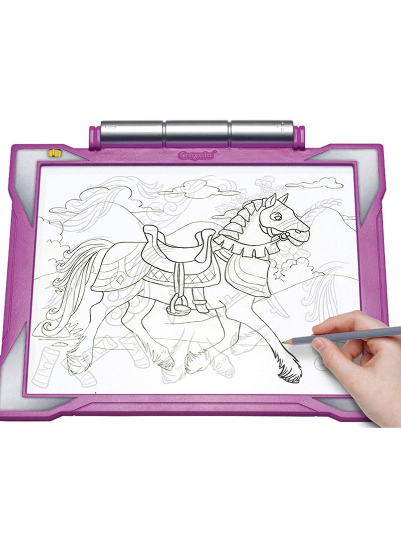 Light-Up Art Tool Bright LED Power Easy Tracing Pad Kit For Girls, 6+ Years 27x35x5.5cm - v1620658414/N43812158A_6