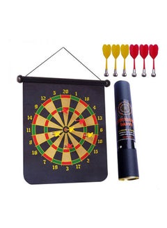 Generic Two Sided Magnetic Dart Board With 6 Safety Darts 17inch  - Image 1