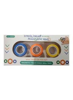 Generic Stress Relief Magnetic Ring  3 Pcs 